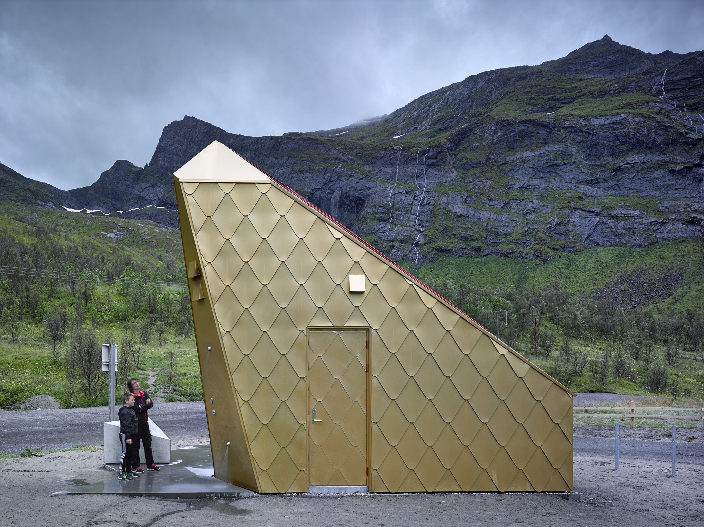 Ersfjordstranda, Tupelo arkitektur, turistická trasa: Senja, lokalita: Ersfjorden