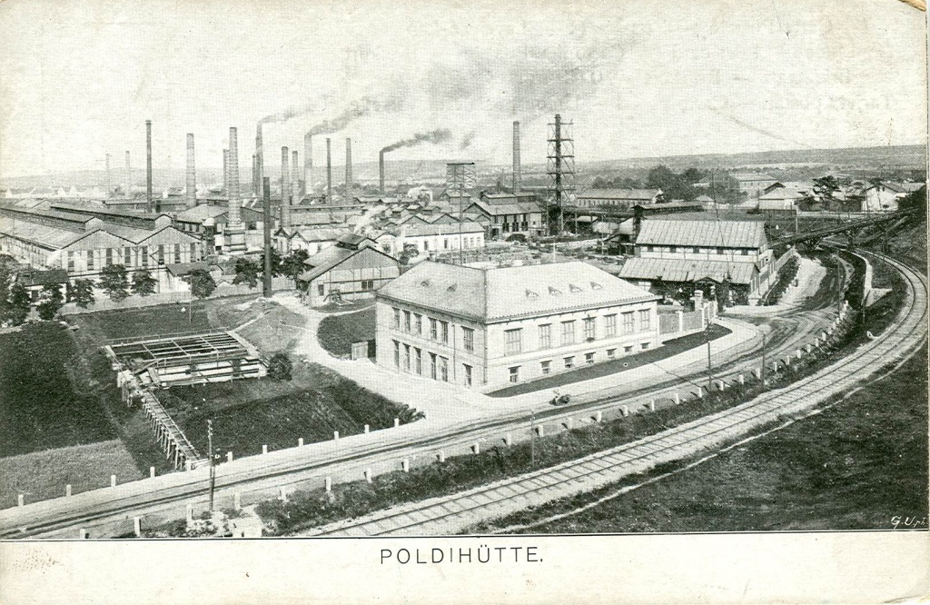 Poldina huť v roce 1905