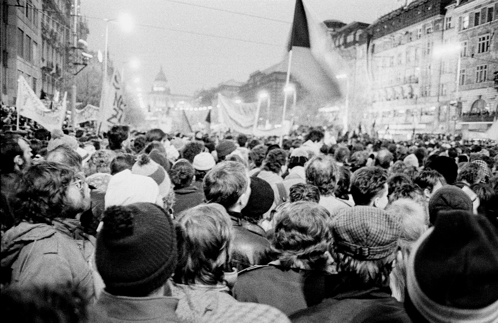 17. listopad 1989 na Václavském náměstí