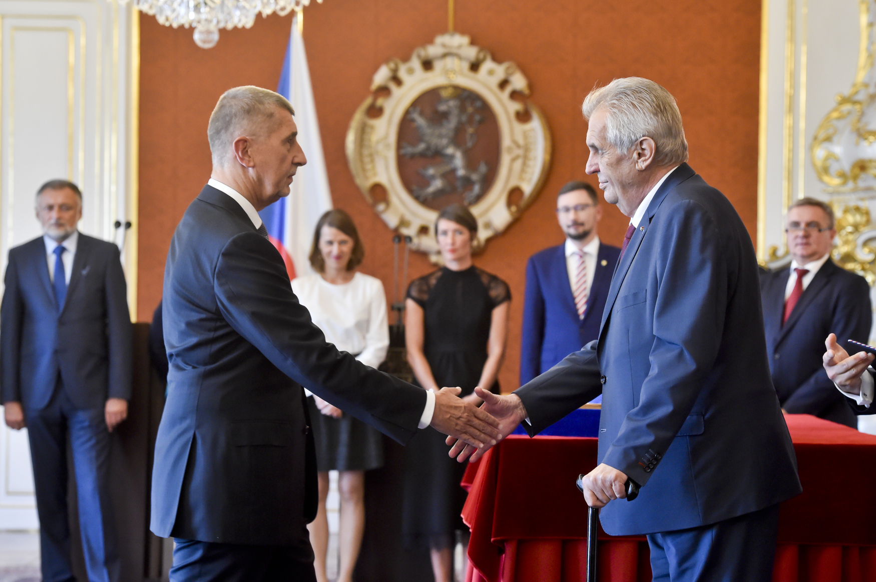 Miloš Zeman jmenoval podruhé premiérem Andreje Babiše