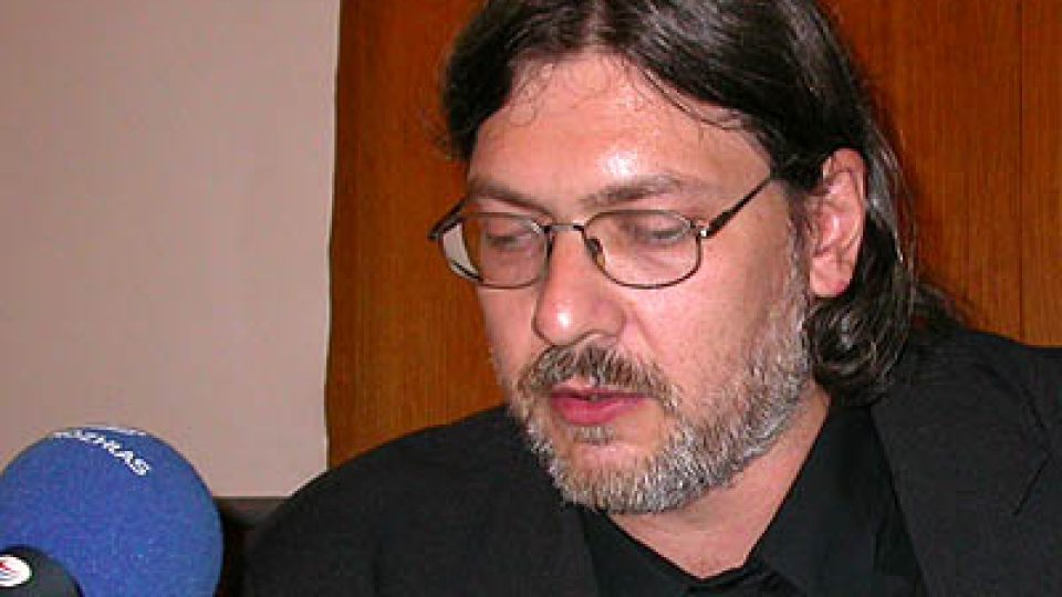 Petr Žantovský z Institutu mediální komunikace při Vysoké škole J. A. Komenského