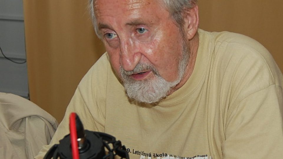 Miloslav Petrusek ve studiu ČRo Leonardo