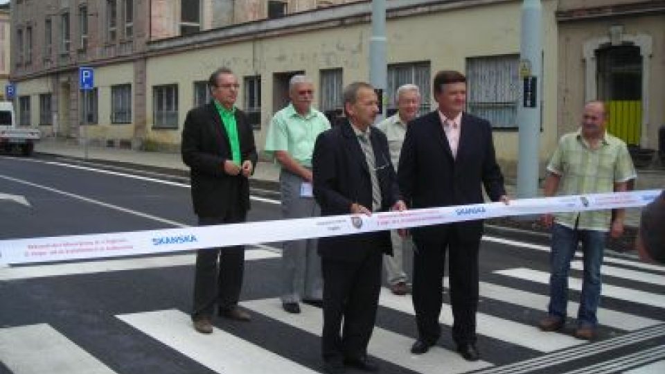Masarykova ulice v Teplicích - slavnostní otevření po rekonstrukci