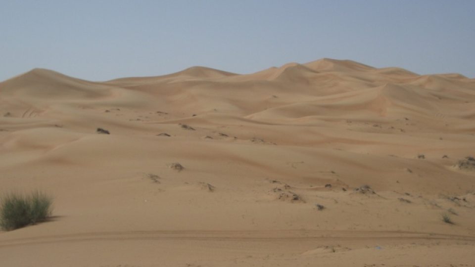 Na poušť v Dubaji moc místa nezbylo