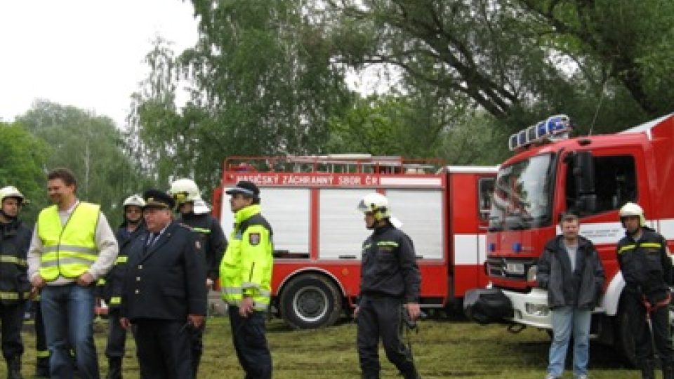 Protipovodňové cvičení v Lysé nad Labem