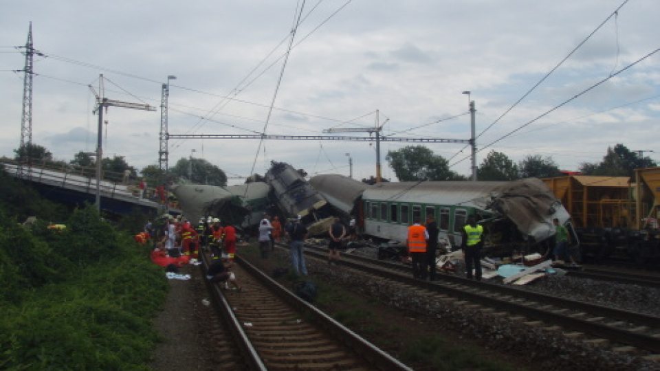 Tragická nehoda vlaku u Studénky