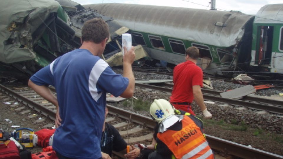 Tragická nehoda vlaku u Studénky