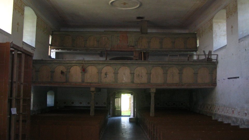 Kostel Sv. Jana Nepomuckého ve Vrchní Orlici - interiér