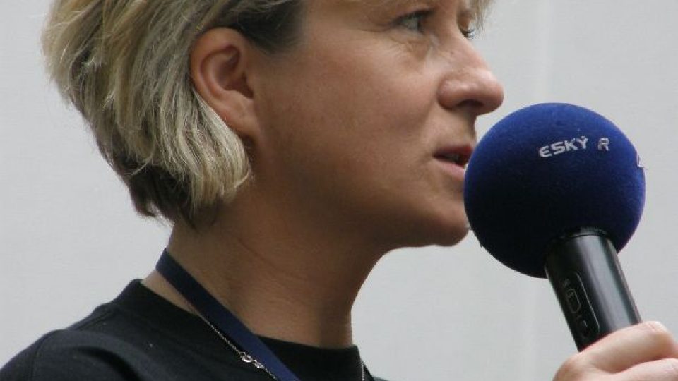 Moderátorka Jolana Nováková.