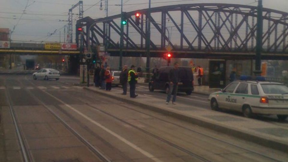 Výluka tramvajového provozu ve Vyšehradském tunelu