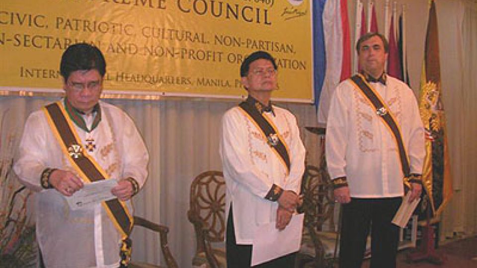 Členové Řádu rytířů J. Rizala