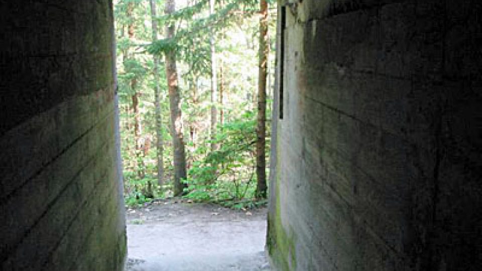 Pohled z bunkru ven
