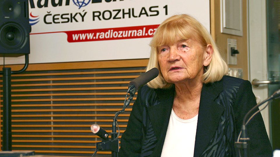 bývalá mluvčí Charty 77 Eva Kantůrková