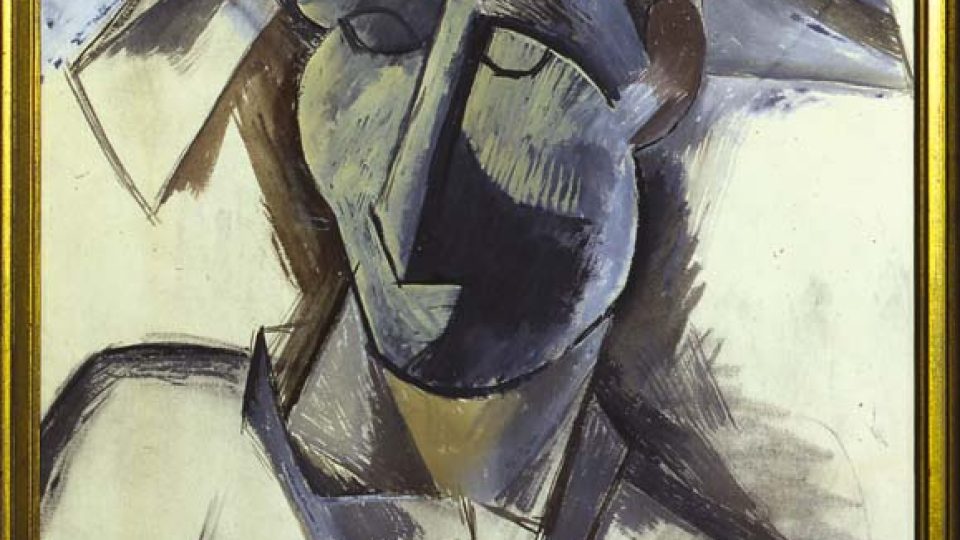 Pablo Picasso: Harlekýn (1908 - 1909)