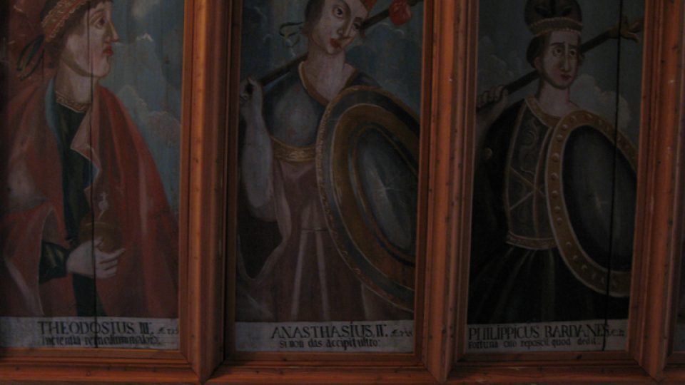 Zvolen- detail stropu na zámku