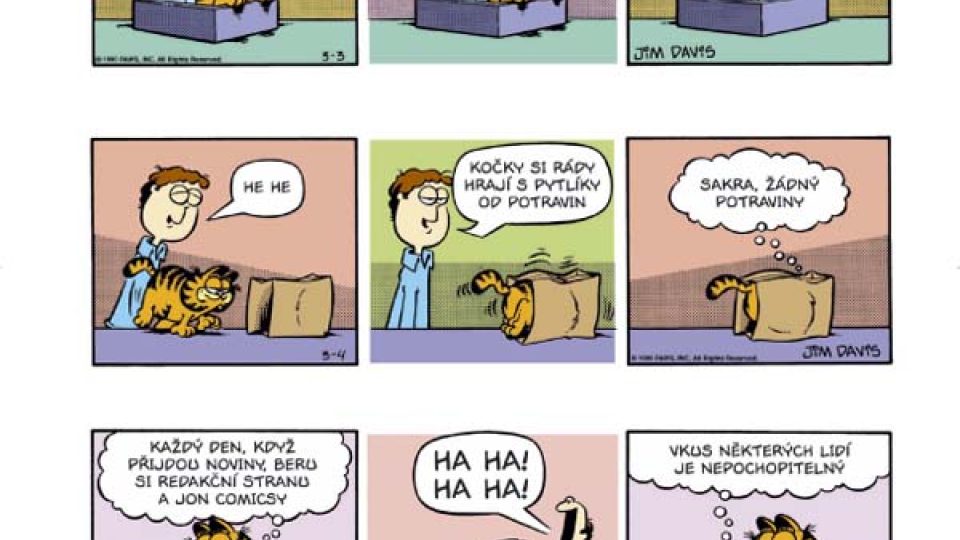 Garfield se vybarvuje