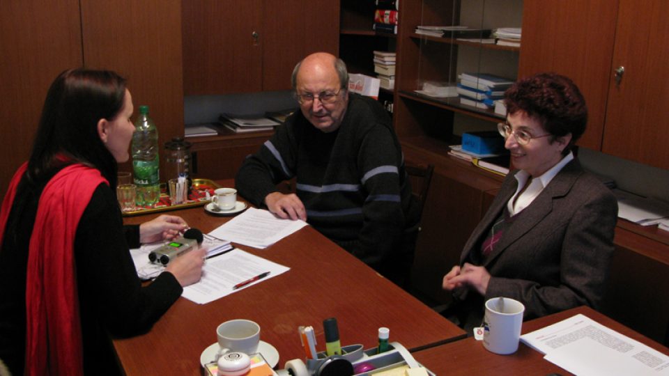 Profesor Imrich Ruisel a profesorka Viera Bačová
