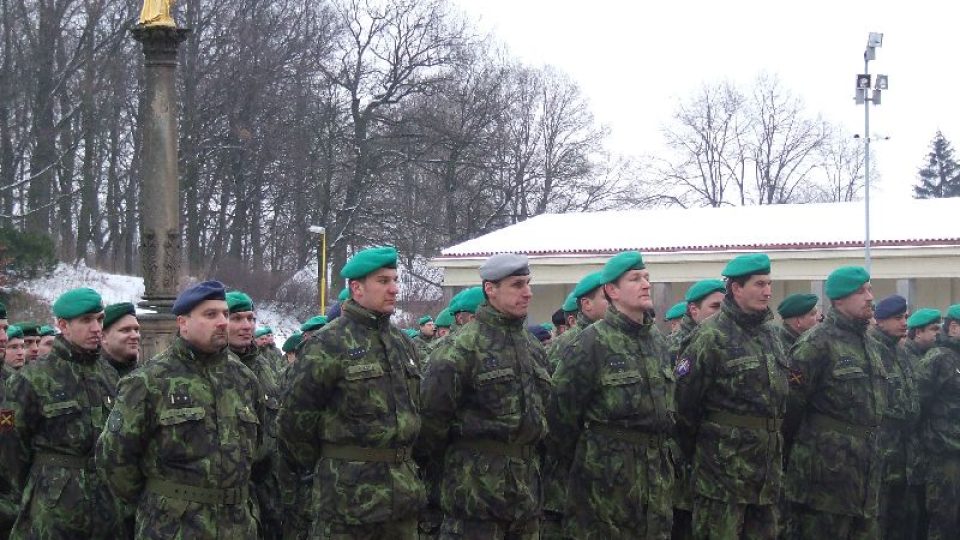 Jednotka KFOR na příbramské Svaté Hoře