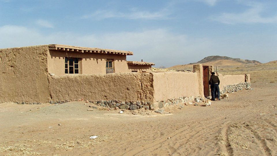 Dům v poušti Vnitřního Mongolska