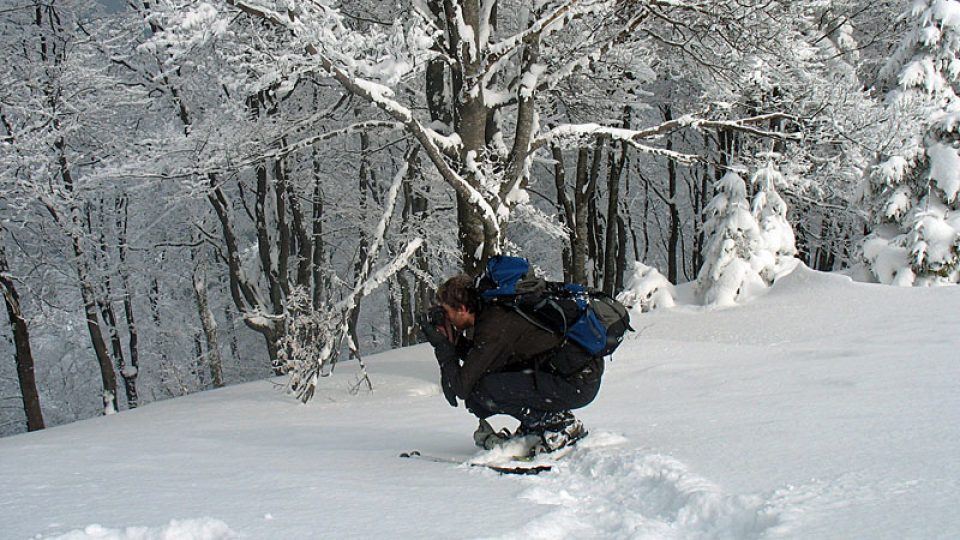 Turista na Velké Fatře