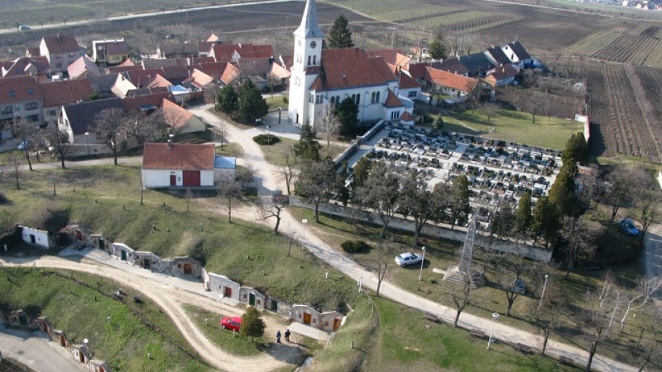 A takhle to vypadalo při pohledu shora