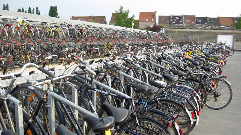 Cykloparkoviště v Gentu