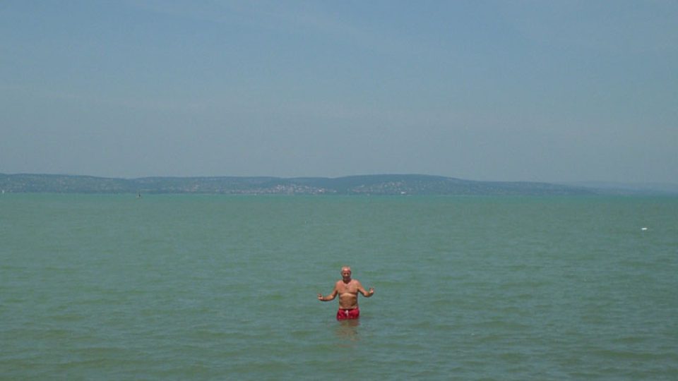 G. M. Papucsek ve vodách Balatonu