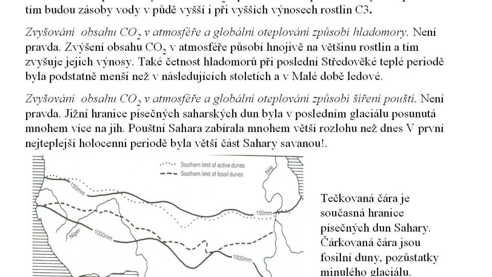 Nepravdivá tvrzení o změně klimatu