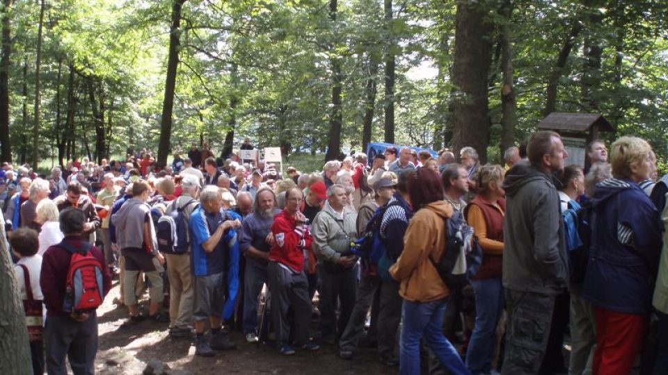 Rozhledna na Studenci u České Kamenice - slavnostní otevření