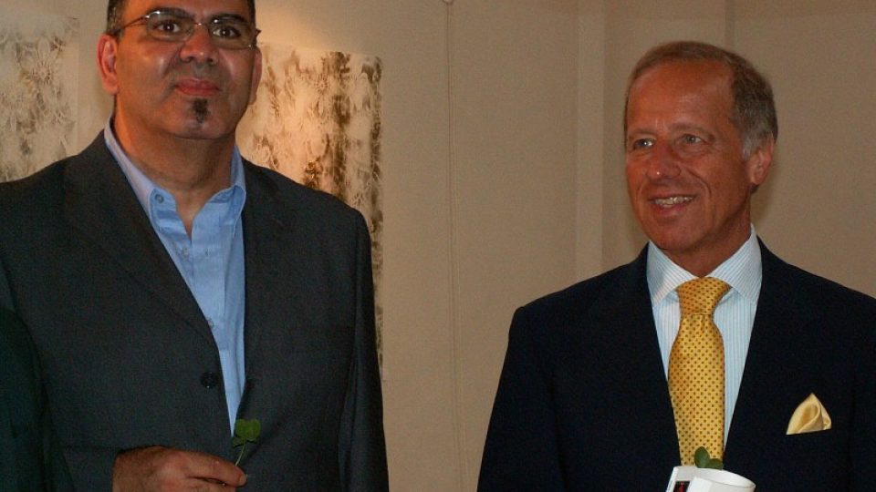 Antonio Ciarallo (vlevo) a Fabio Pigliapoco, velvyslanec Italské republiky