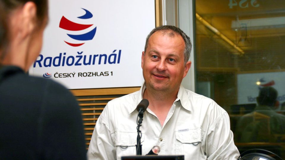 Reportér Radiožurnálu Tomáš Sniegoň