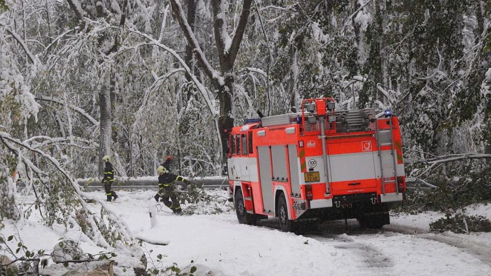 Zásahy hasičů na Bruntálsku