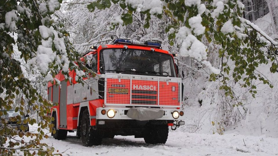 Zásahy hasičů na Bruntálsku