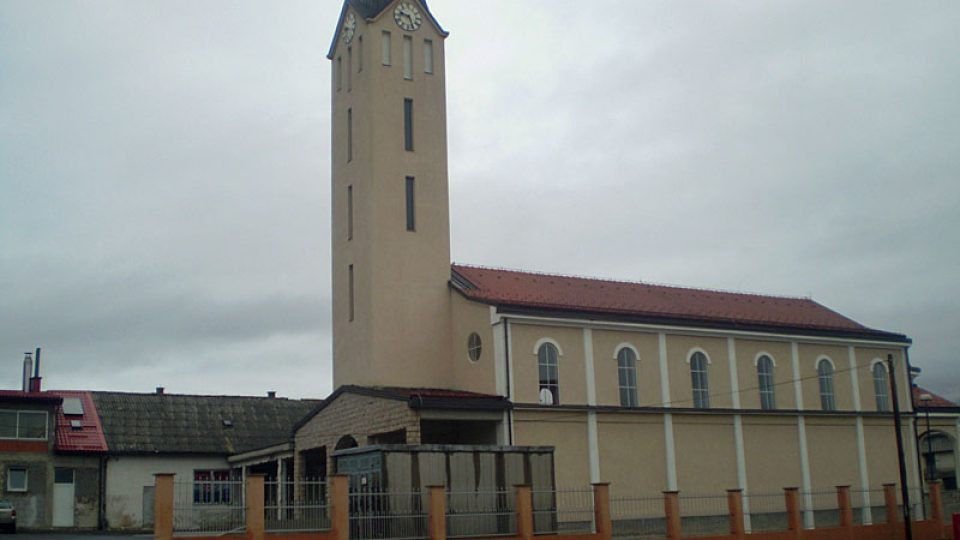 Novučičký kostel v chorvatské Korenici