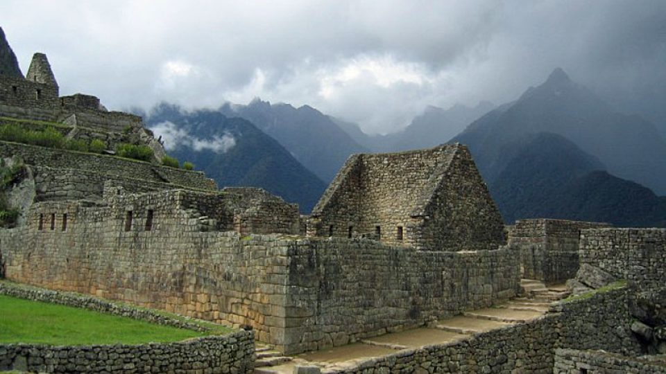 Obytný blok na Machu Picchu