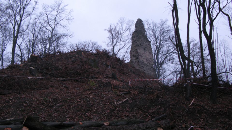 Dolní hrad Pustého hradu u Zvolena, zámek a pasování rytířů a dvorních dam v prosinci 2009