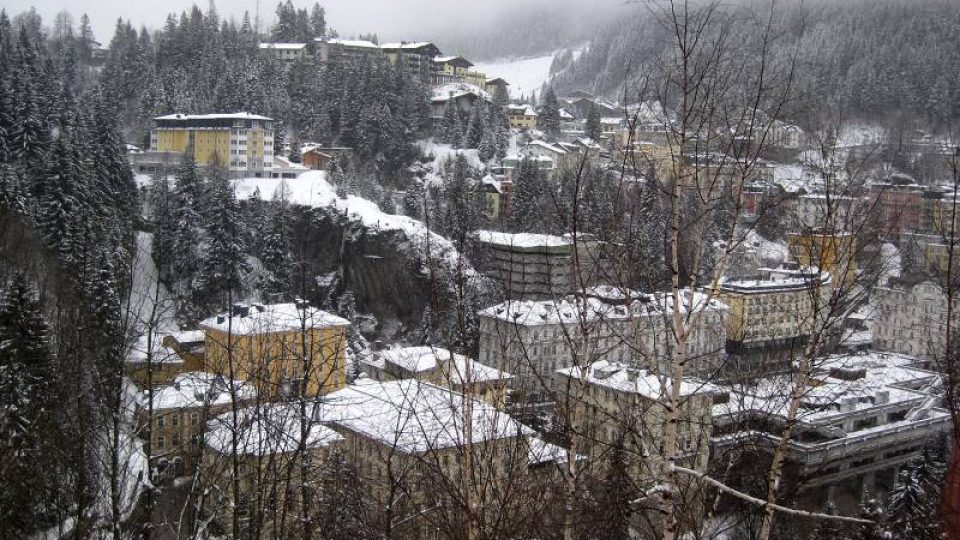 Pohled na centrum střediska Bad Gastein