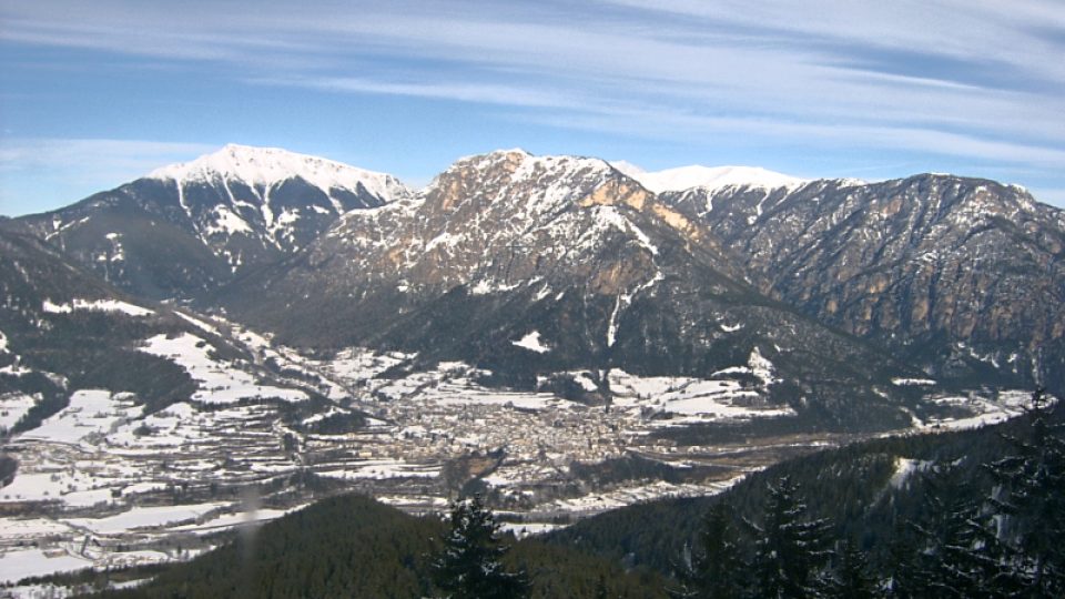 Pohled na Val di Fiemme