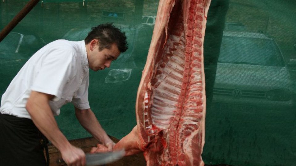 Středočeská zabíjačka na Regionu | foto: Jaroslava Indrová Středočeská zabíjačka na Regionu