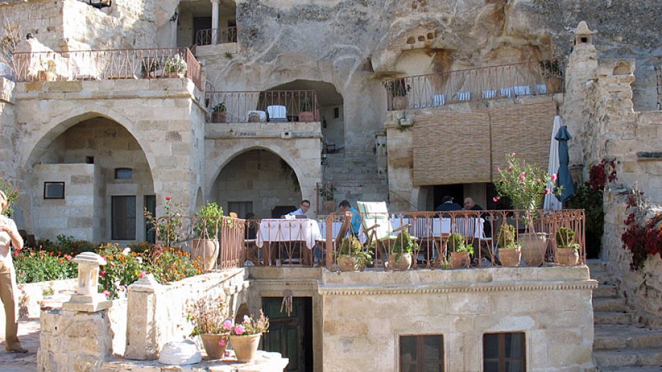 Jeskynní hotel v Göreme