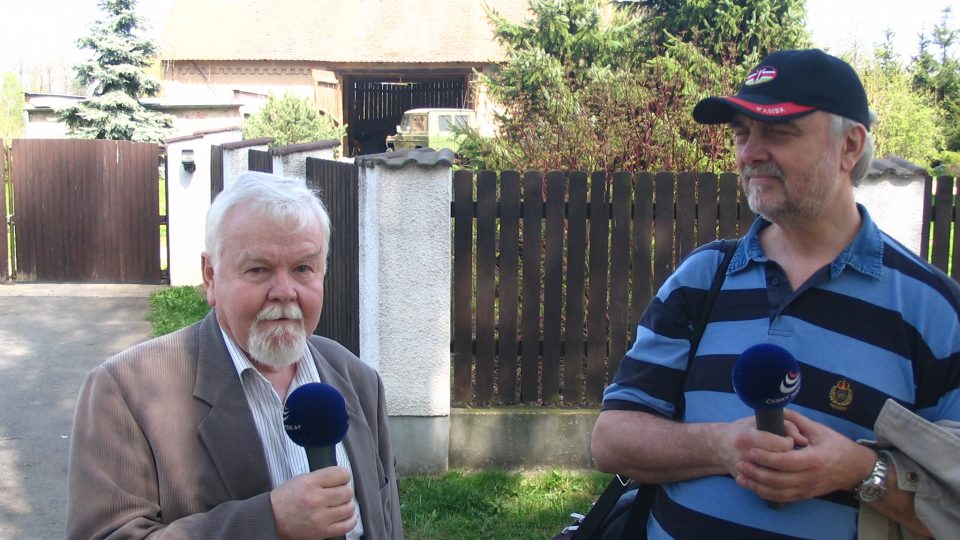 Vladimír Čech a František Šebek točí v Opatovicích nad Labem