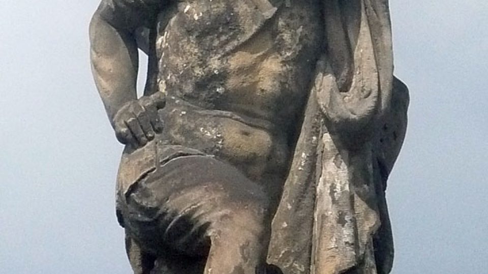 Detail kašny v Josefově