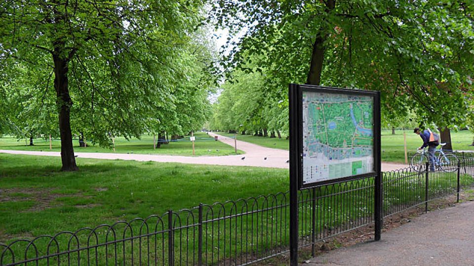 Vstup do londýnského Hyde Parku
