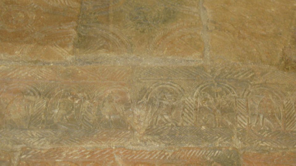 Z výstavy "Středověké podlahy"