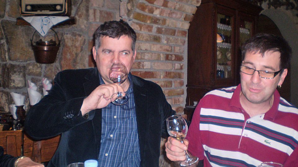 Marinko Vladič (vlevo) a novinář Vladimir Jurič