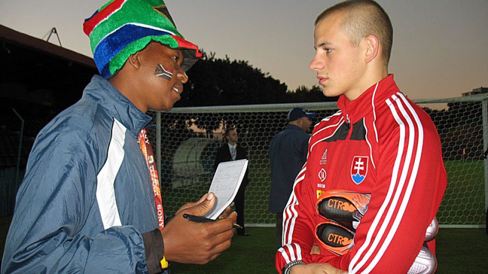 O slovenské fotbalisty se zajímají novináři
