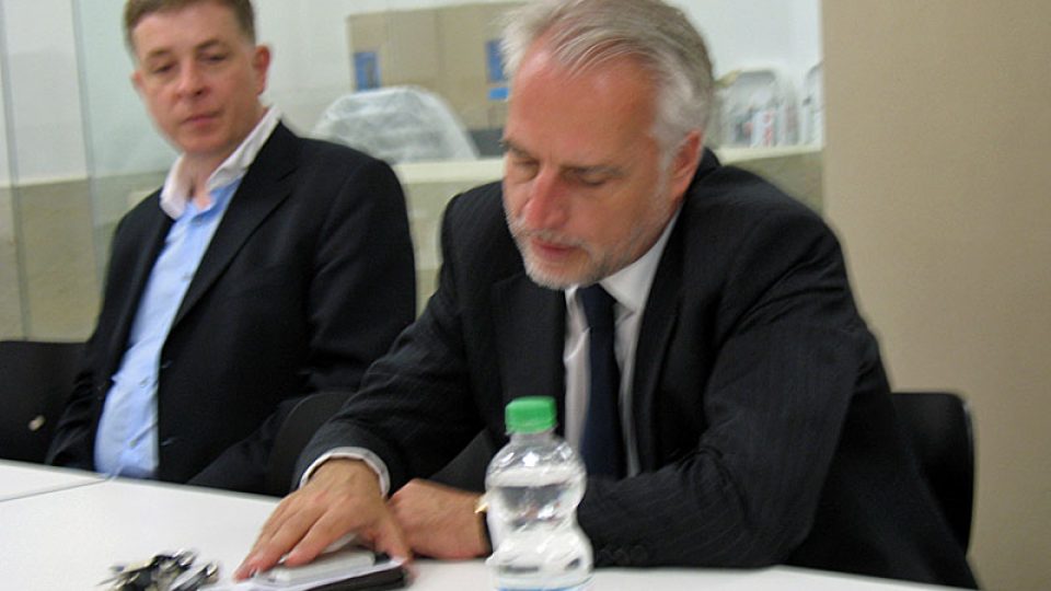 Profesor Martin Roth a architekt Volker Staab
