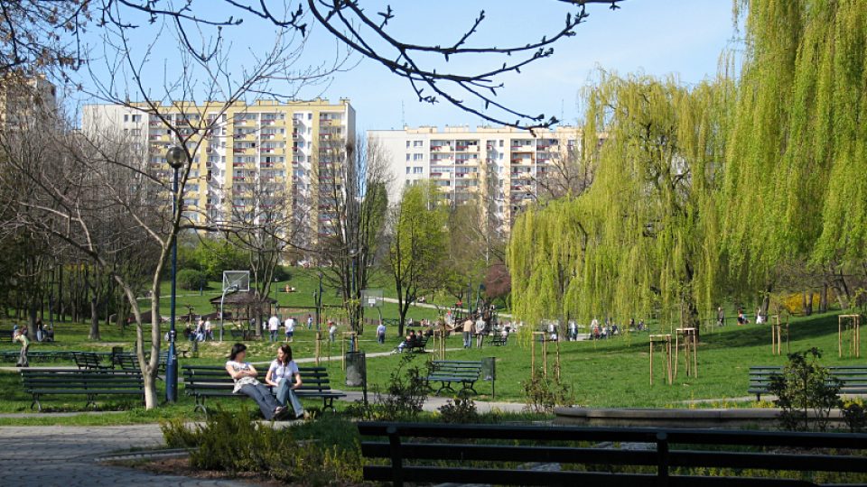 Park v krakovské části Nowa Huta
