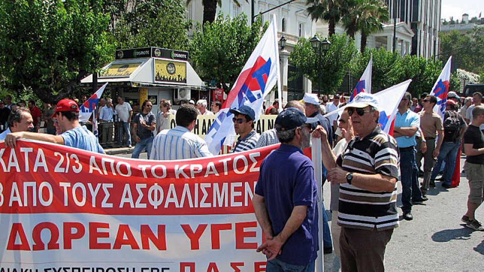 Řeková protestují