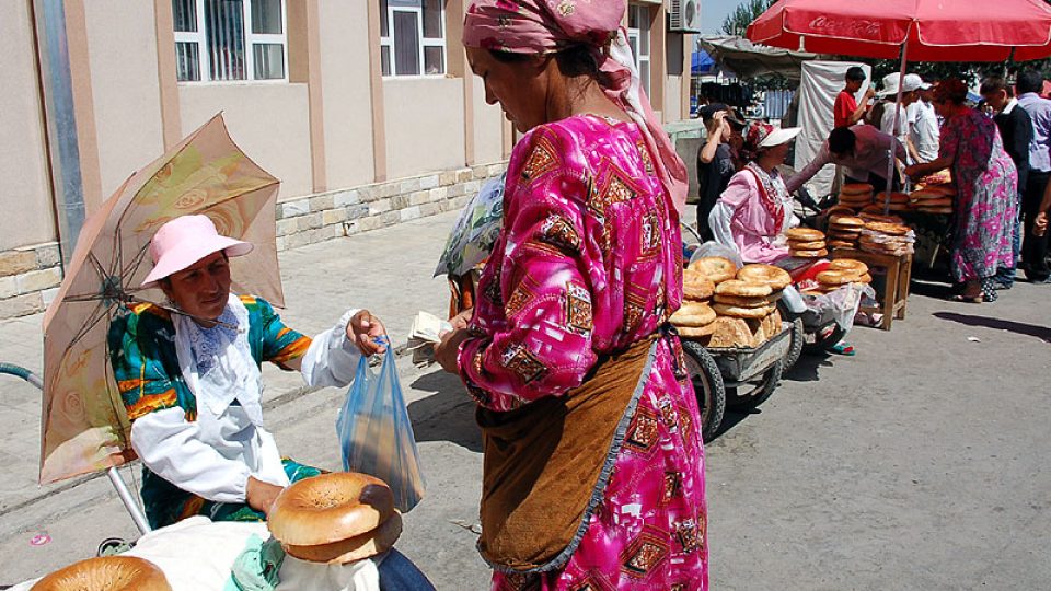 Tradiční uzbecký trh